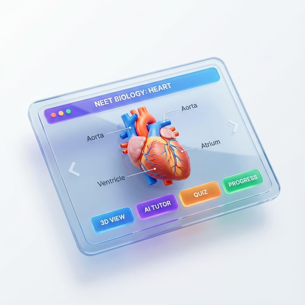 3D professional icon of AI Learning Player Interface